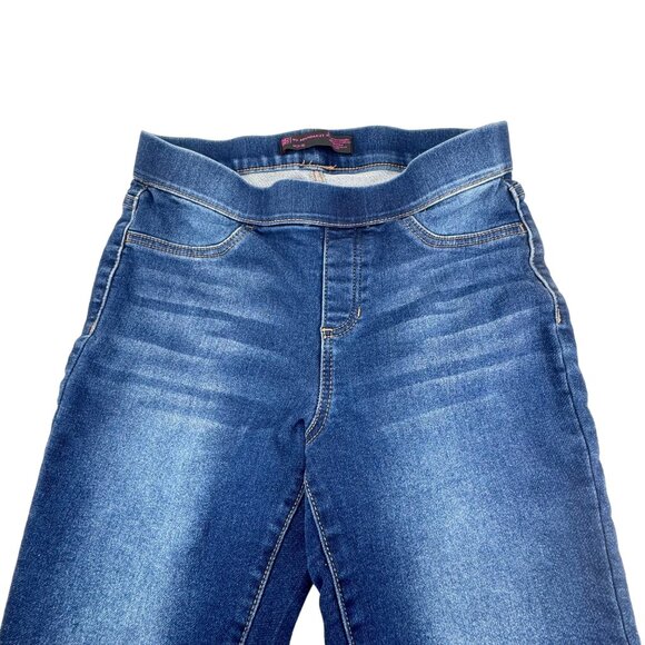 No Boundaries Skinny Jeans M(7-9) Cotton Polyester Spandex Blue Denim - Picture 2 of 8